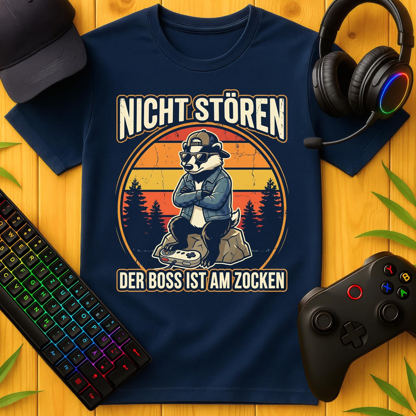 Nicht stören Raccoon T-Shirt für Kids