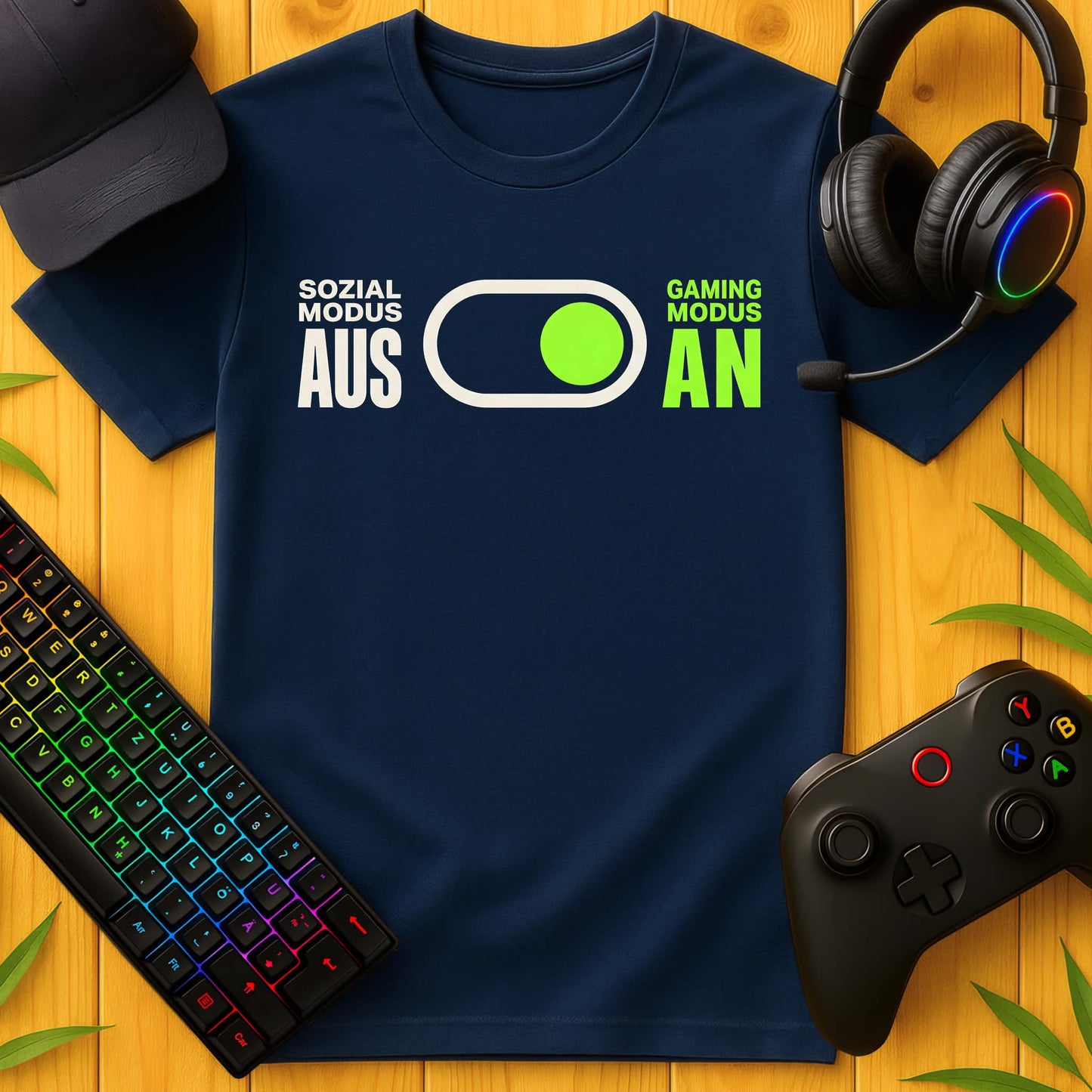 Sozial-Modus AUS T-Shirt