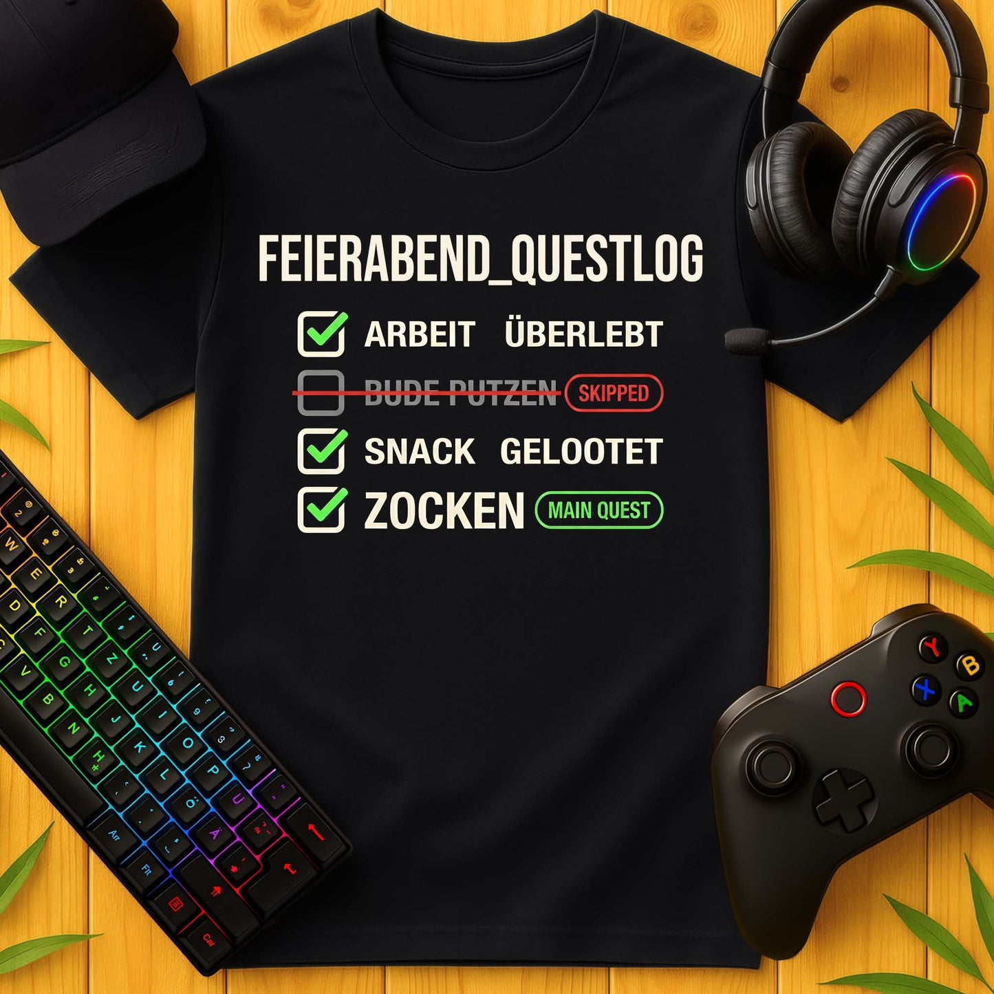 Feierabend Questlog T-Shirt