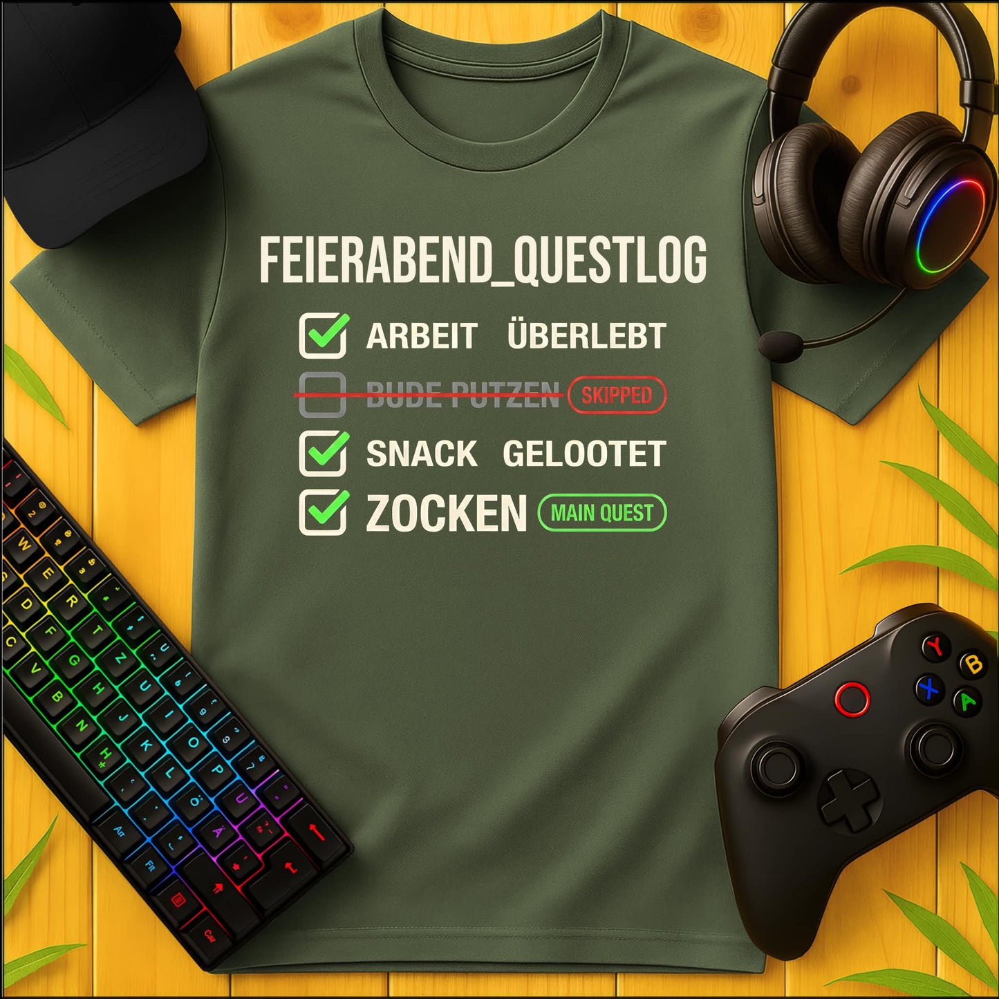 Feierabend Questlog T-Shirt