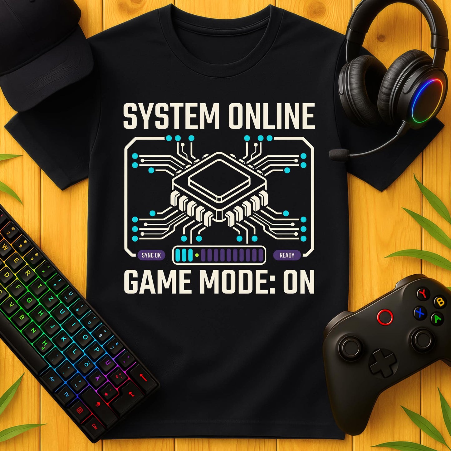 Game Mode On T-Shirt für Kids