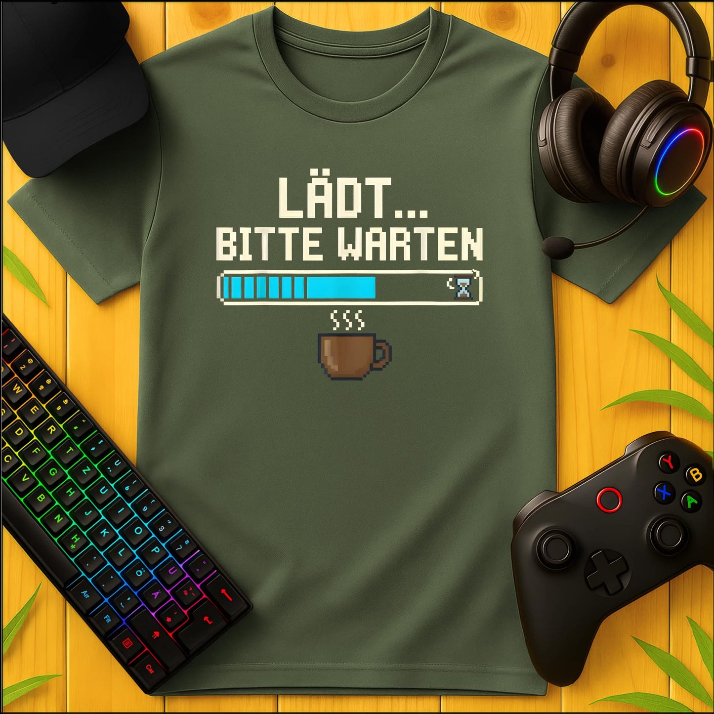 Lädt Bitte Warten T-Shirt