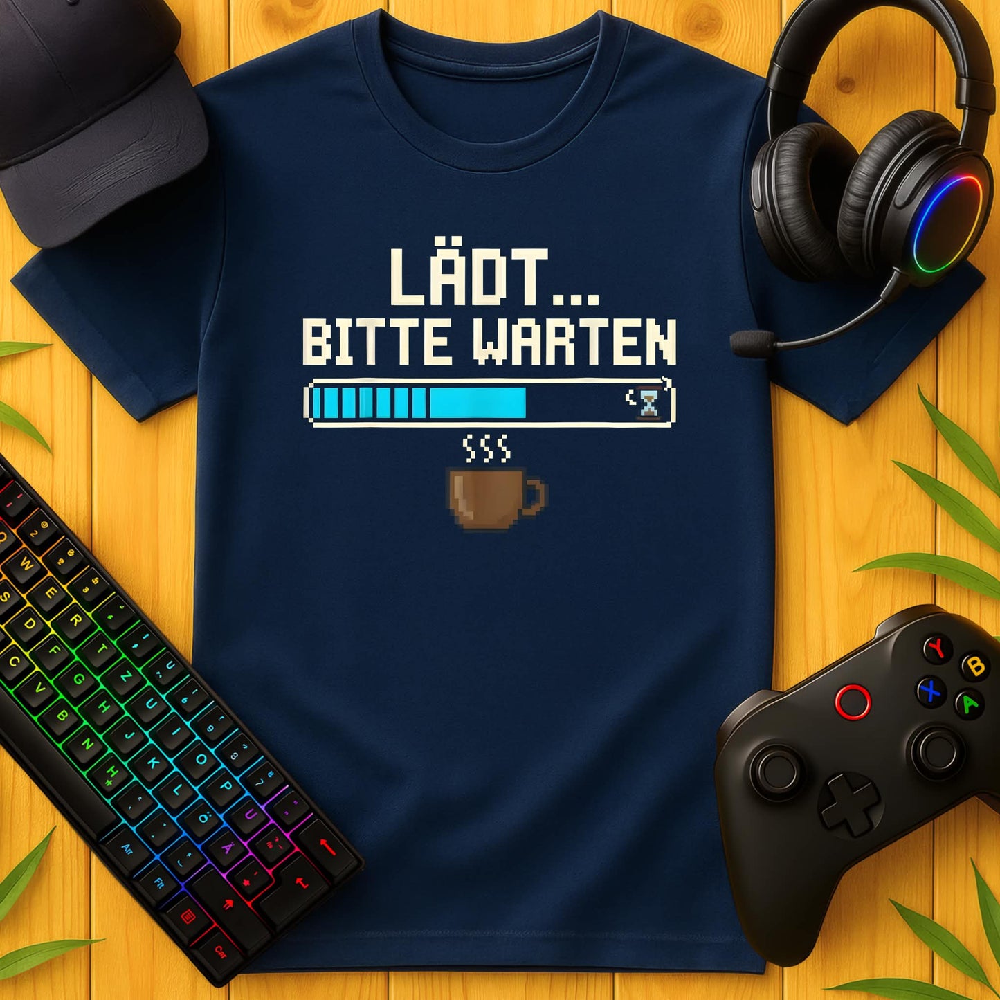 Lädt Bitte Warten T-Shirt