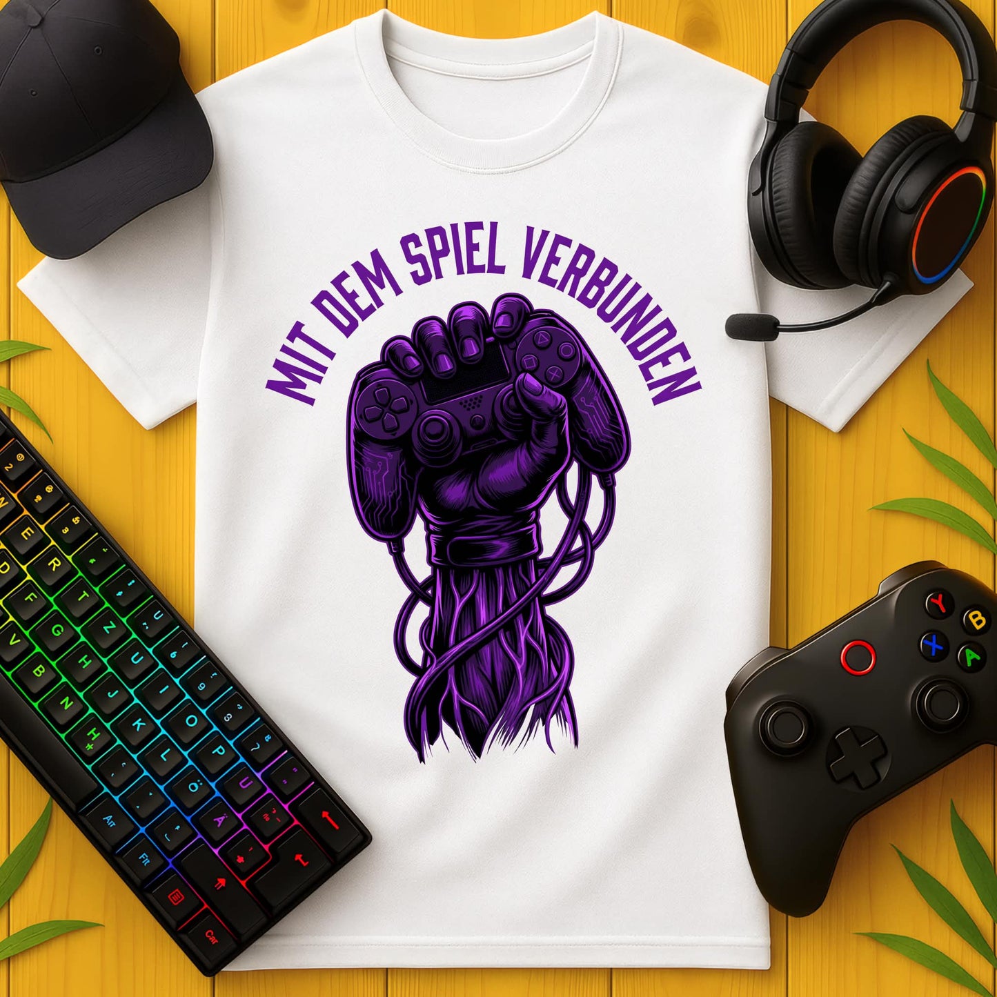 Mit dem Spiel verbunden T-Shirt