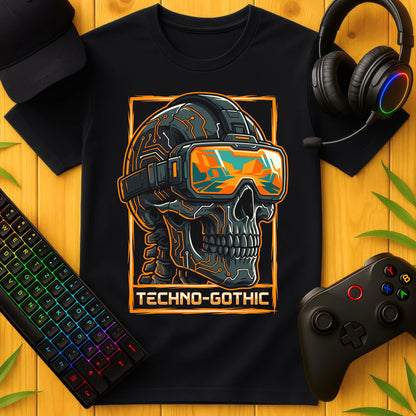Techno Gothic Frame T-Shirt für Kids