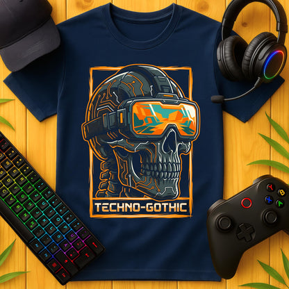 Techno Gothic Frame T-Shirt für Kids