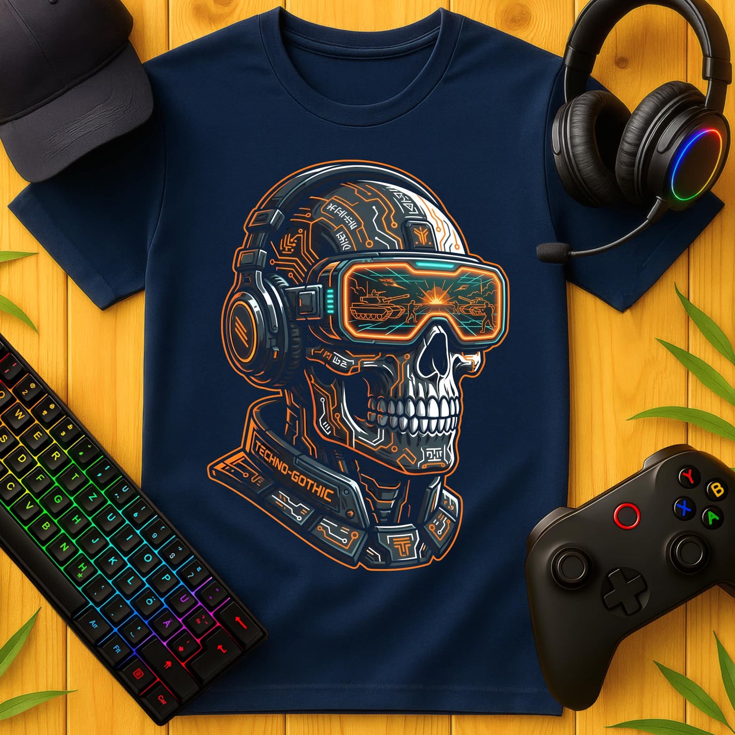 Techno Gothic T-Shirt für Kids