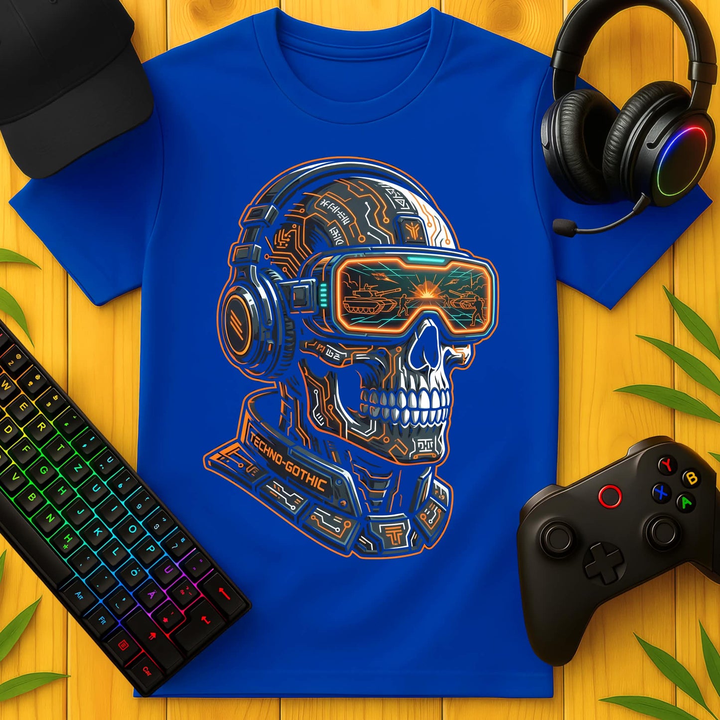 Techno Gothic T-Shirt für Kids