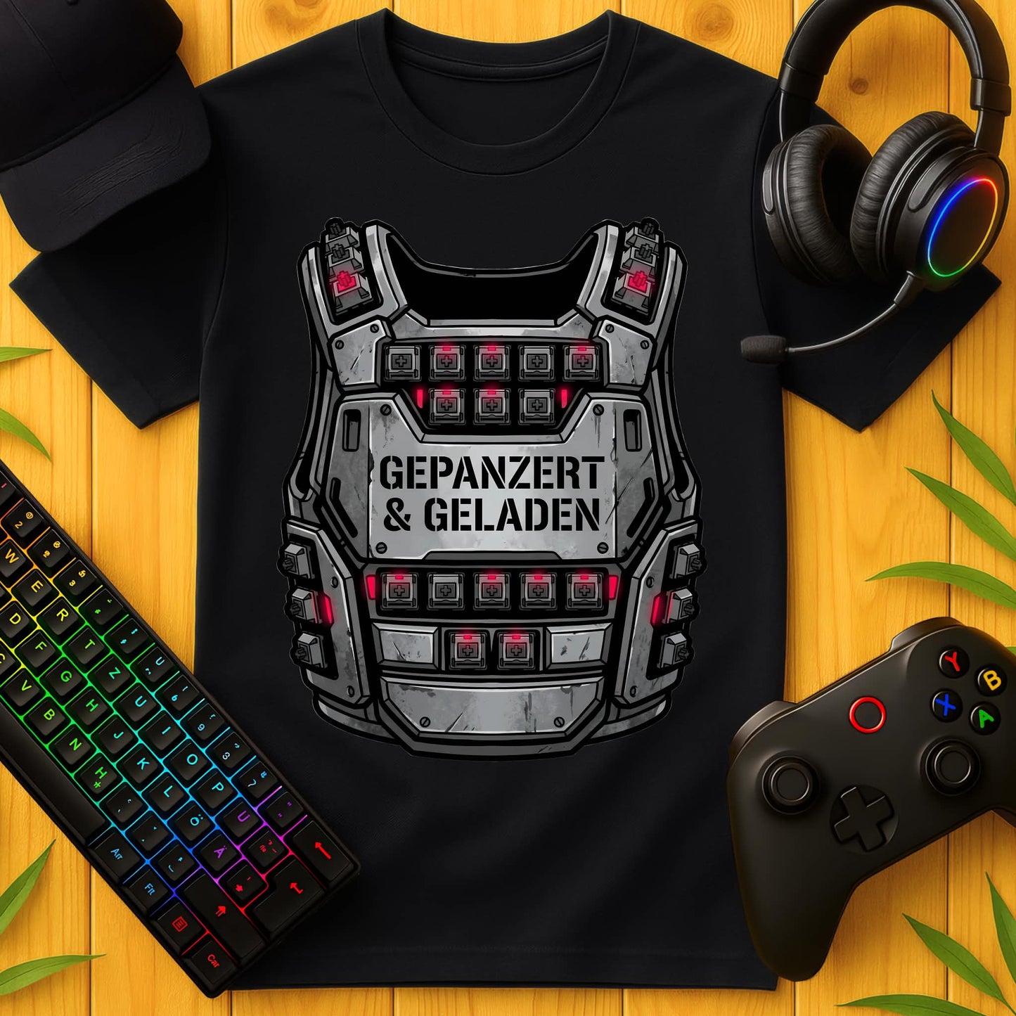 Gepanzert und geladen T-Shirt
