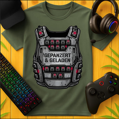 Gepanzert und geladen T-Shirt