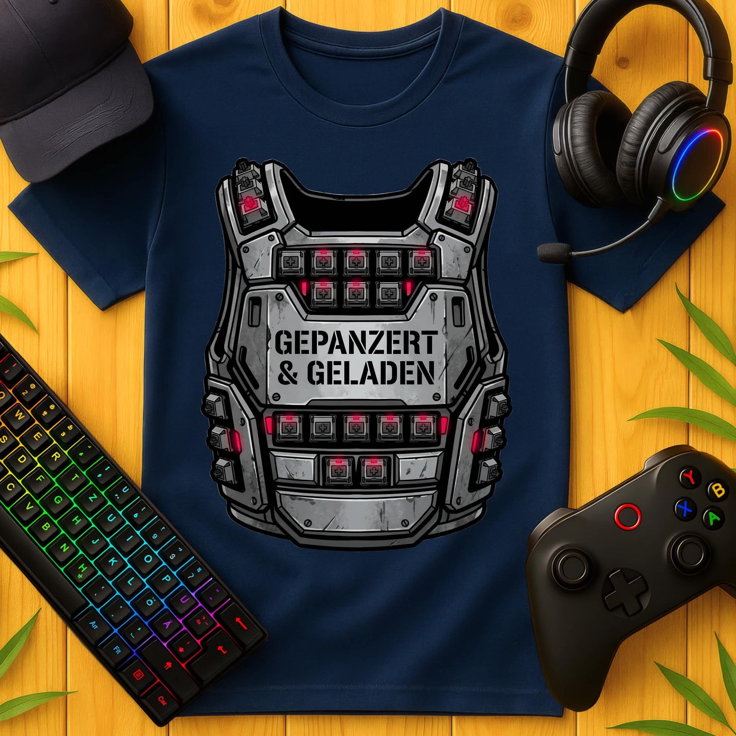 Gepanzert und geladen T-Shirt