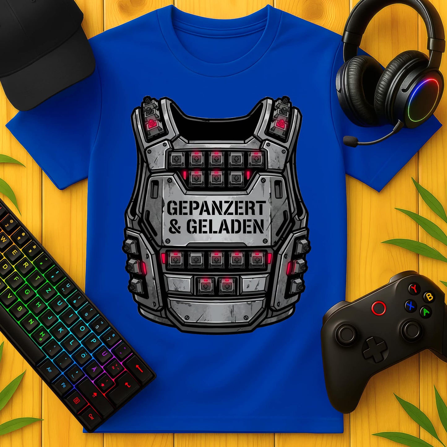 Gepanzert und geladen T-Shirt