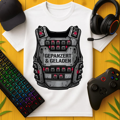 Gepanzert und geladen T-Shirt