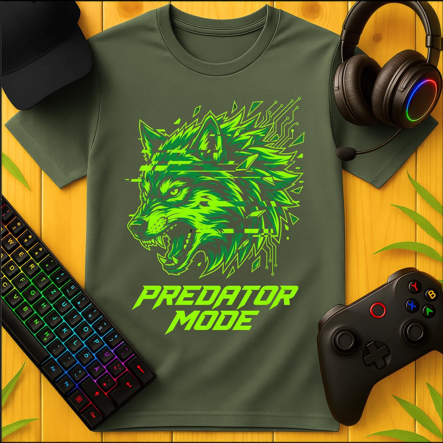 Predator Mode Glitch T-Shirt