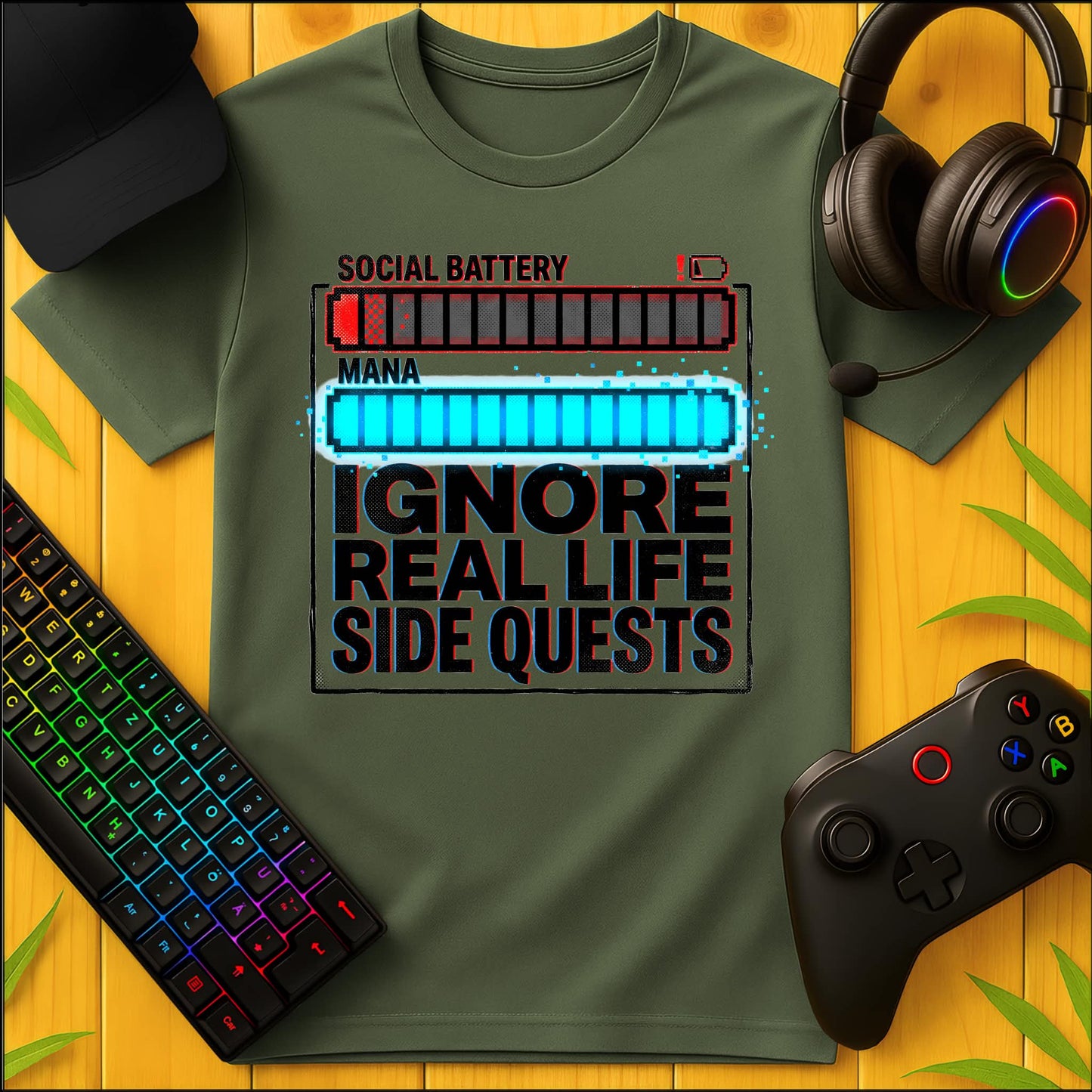 Ignore Real Life T-Shirt