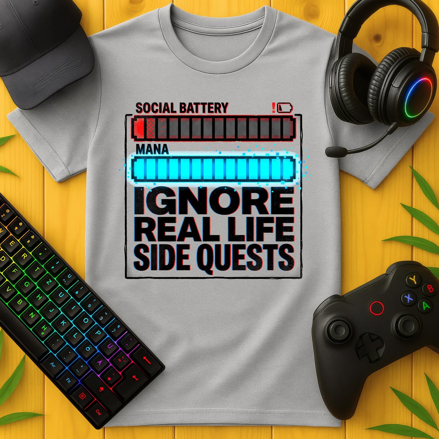 Ignore Real Life T-Shirt