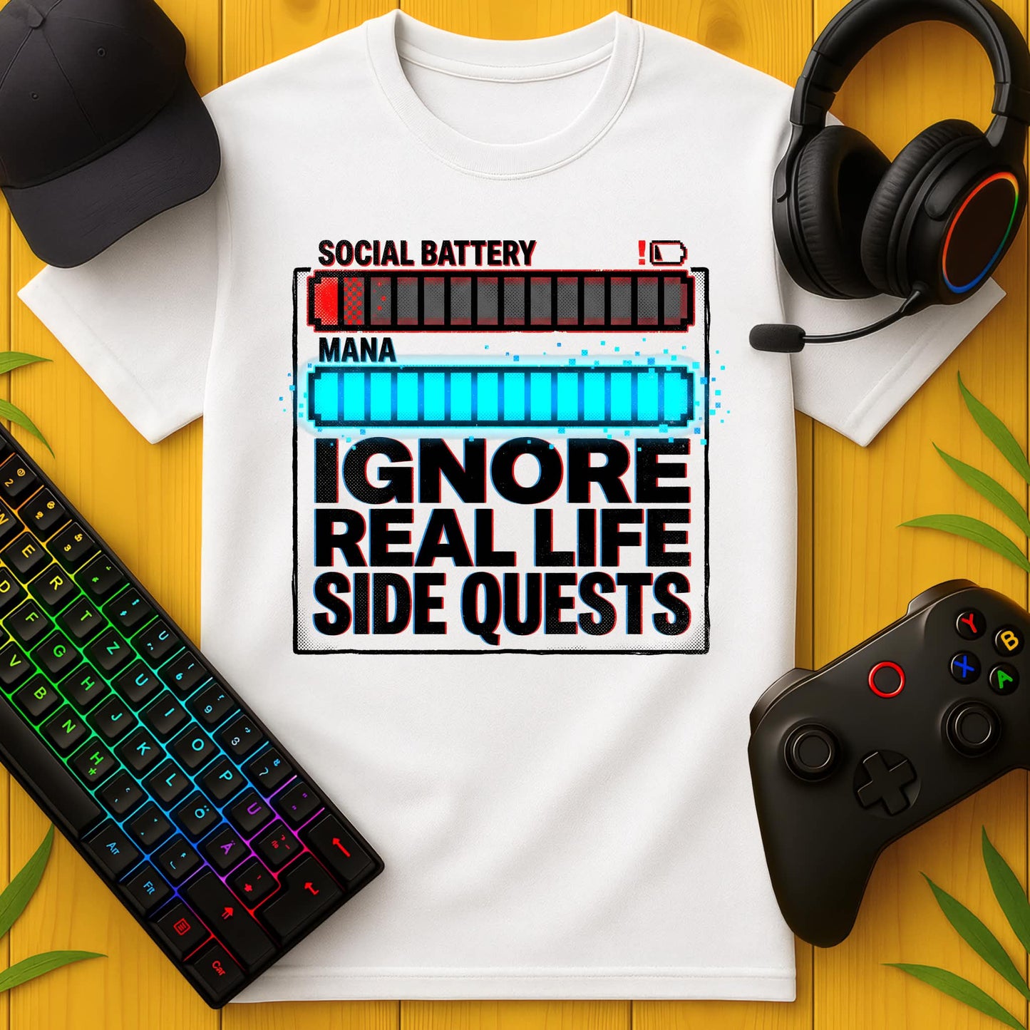 Ignore Real Life T-Shirt