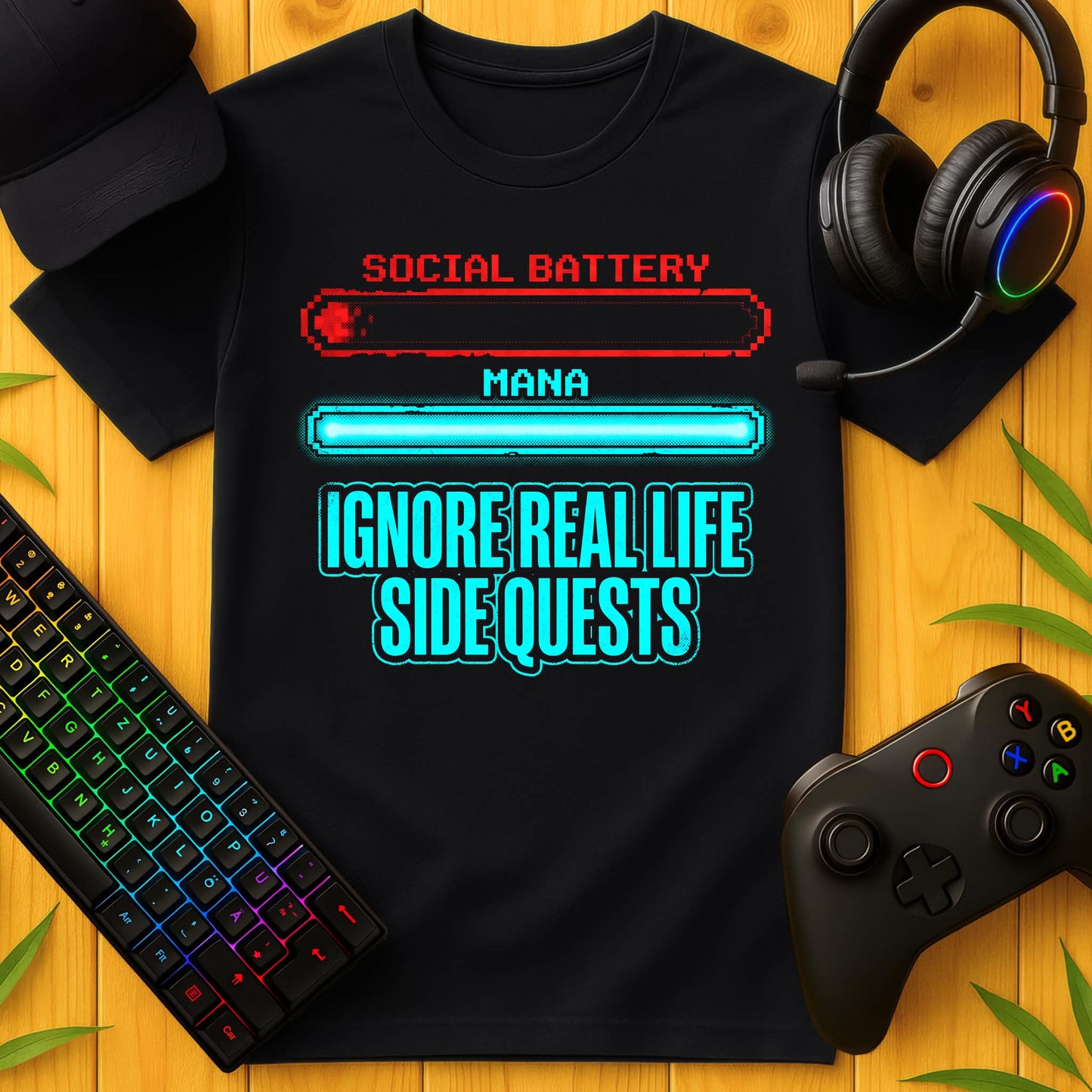 Real Life Side Quests T-Shirt