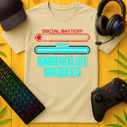 Real Life Side Quests T-Shirt