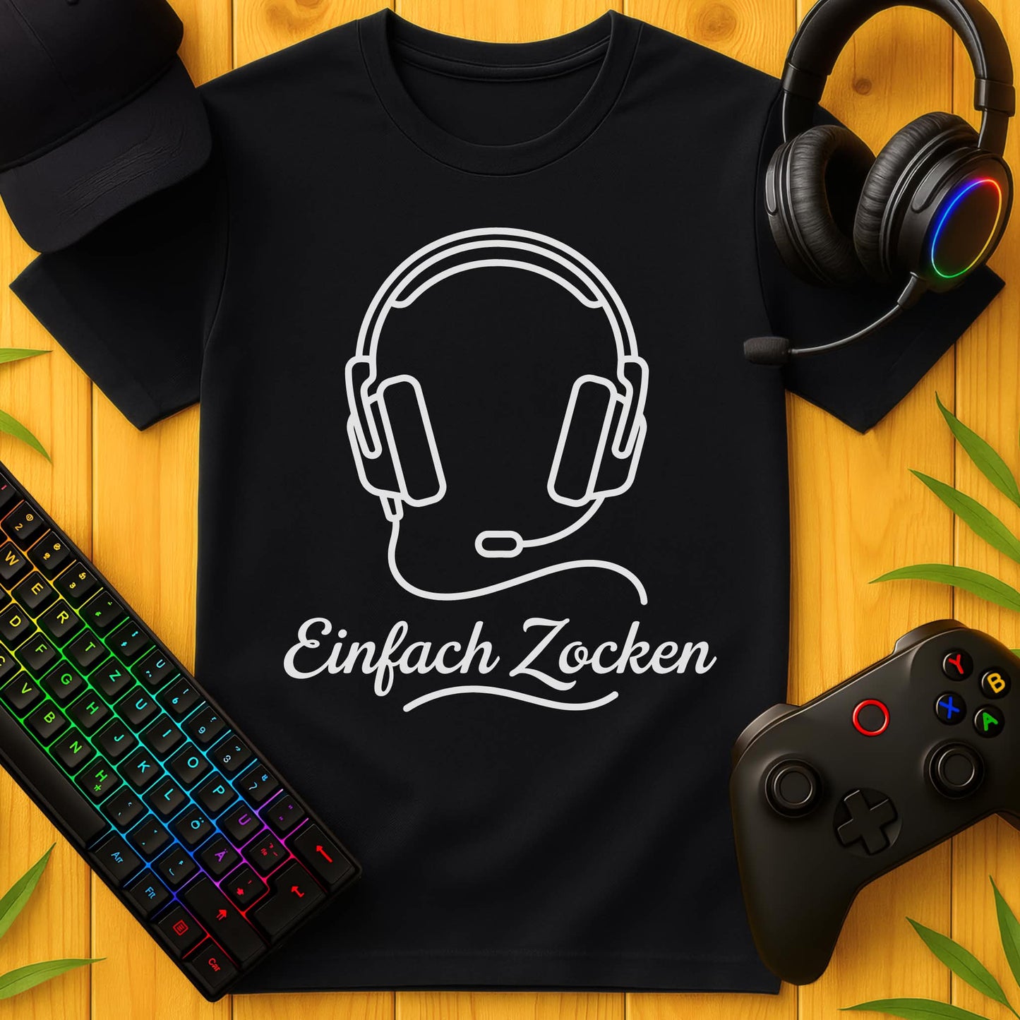 Einfach Zocken T-Shirt für Kids