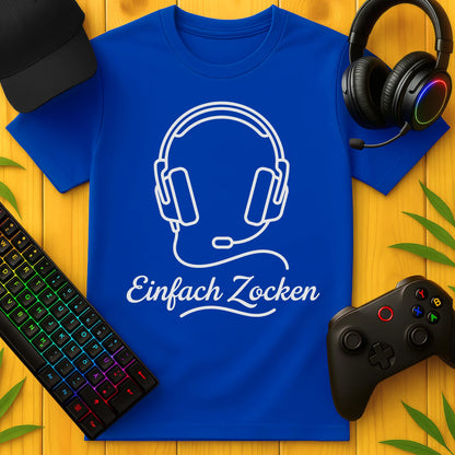 Einfach Zocken T-Shirt für Kids