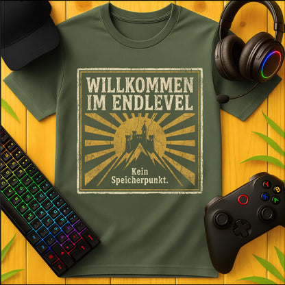 Willkommen im Endlevel T-Shirt