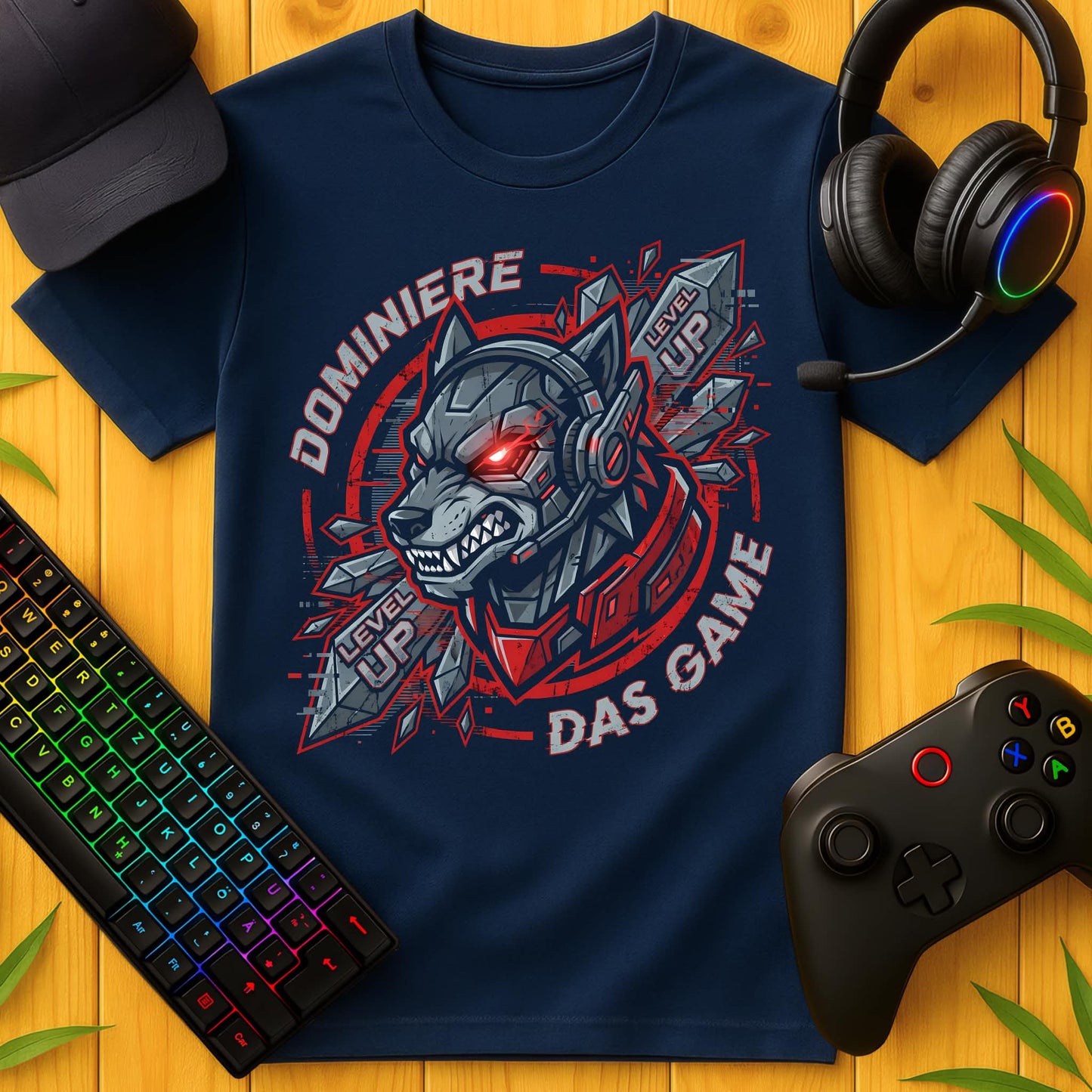 Dominiere Wolf T-Shirt für Kids