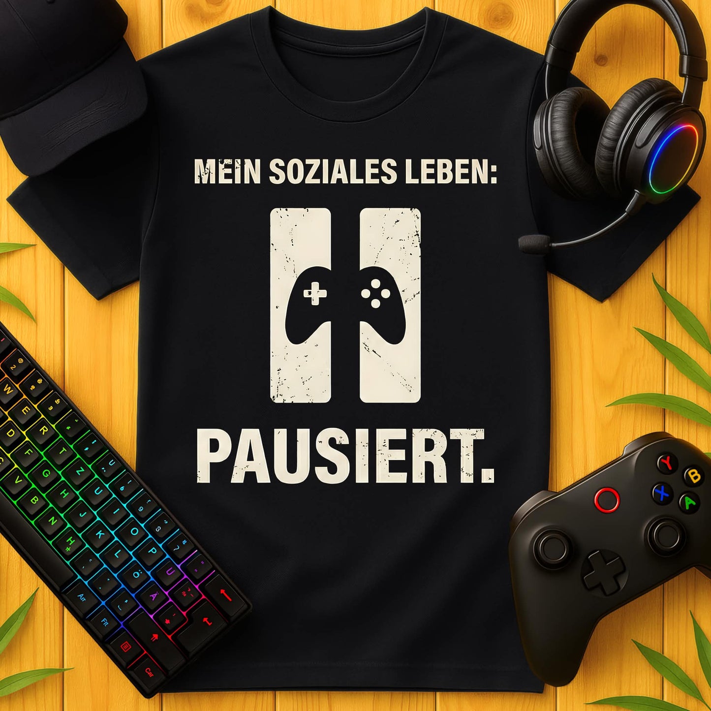 Soziales Leben pausiert T-Shirt