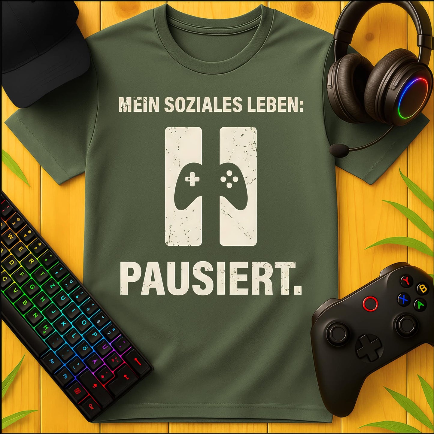 Soziales Leben pausiert T-Shirt