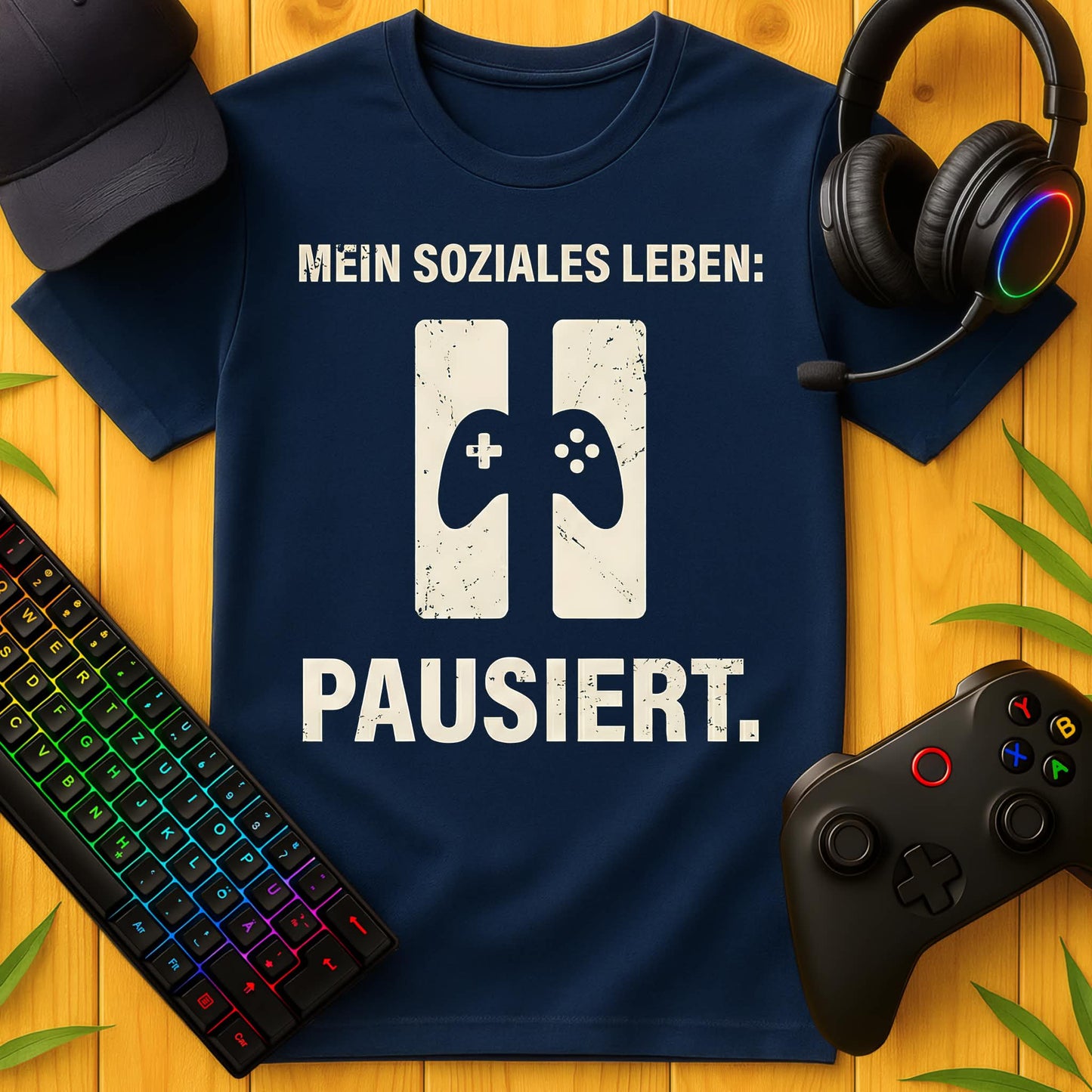 Soziales Leben pausiert T-Shirt