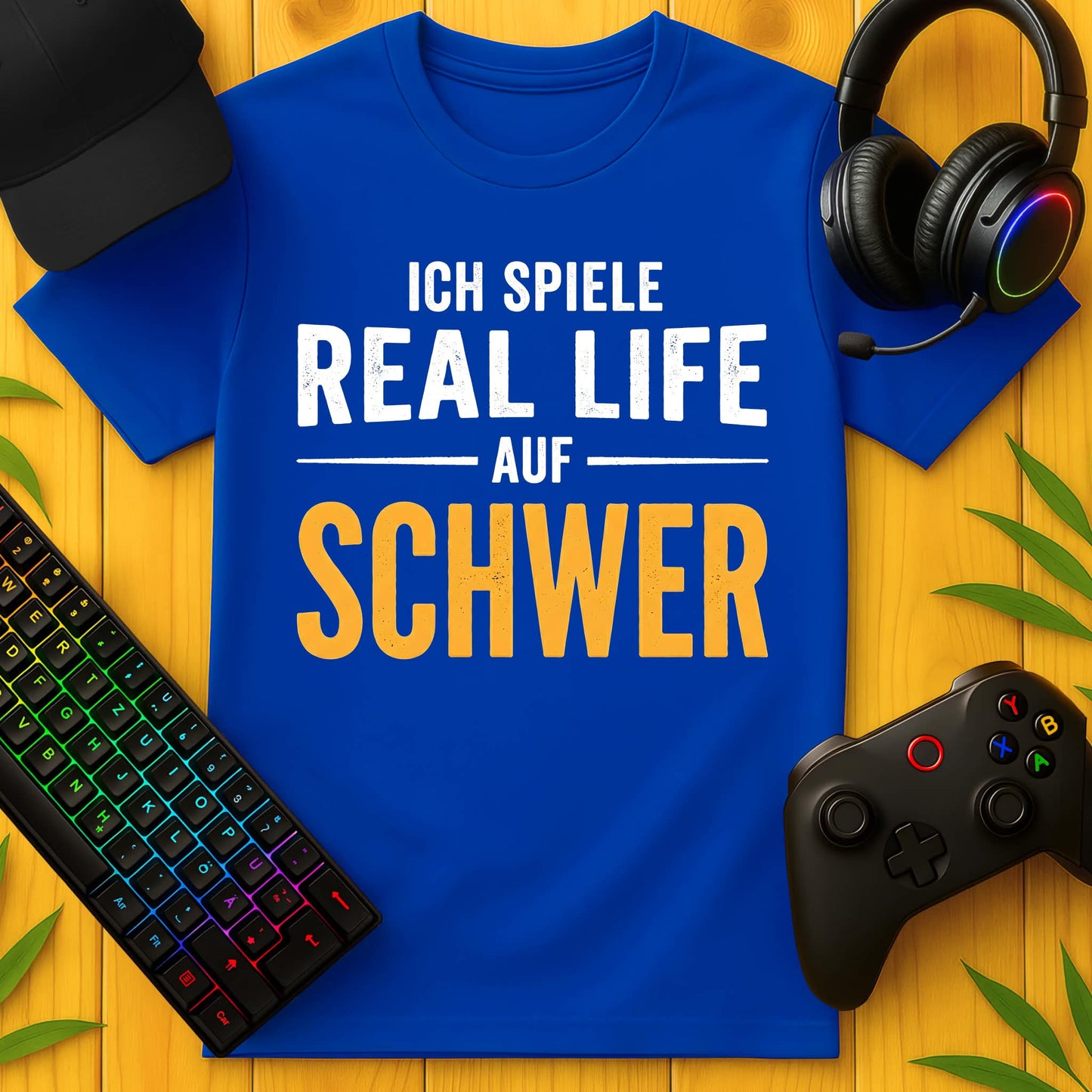 Real Life auf Schwer T-Shirt