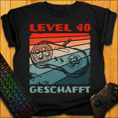 Level 40 Geschafft T-Shirt