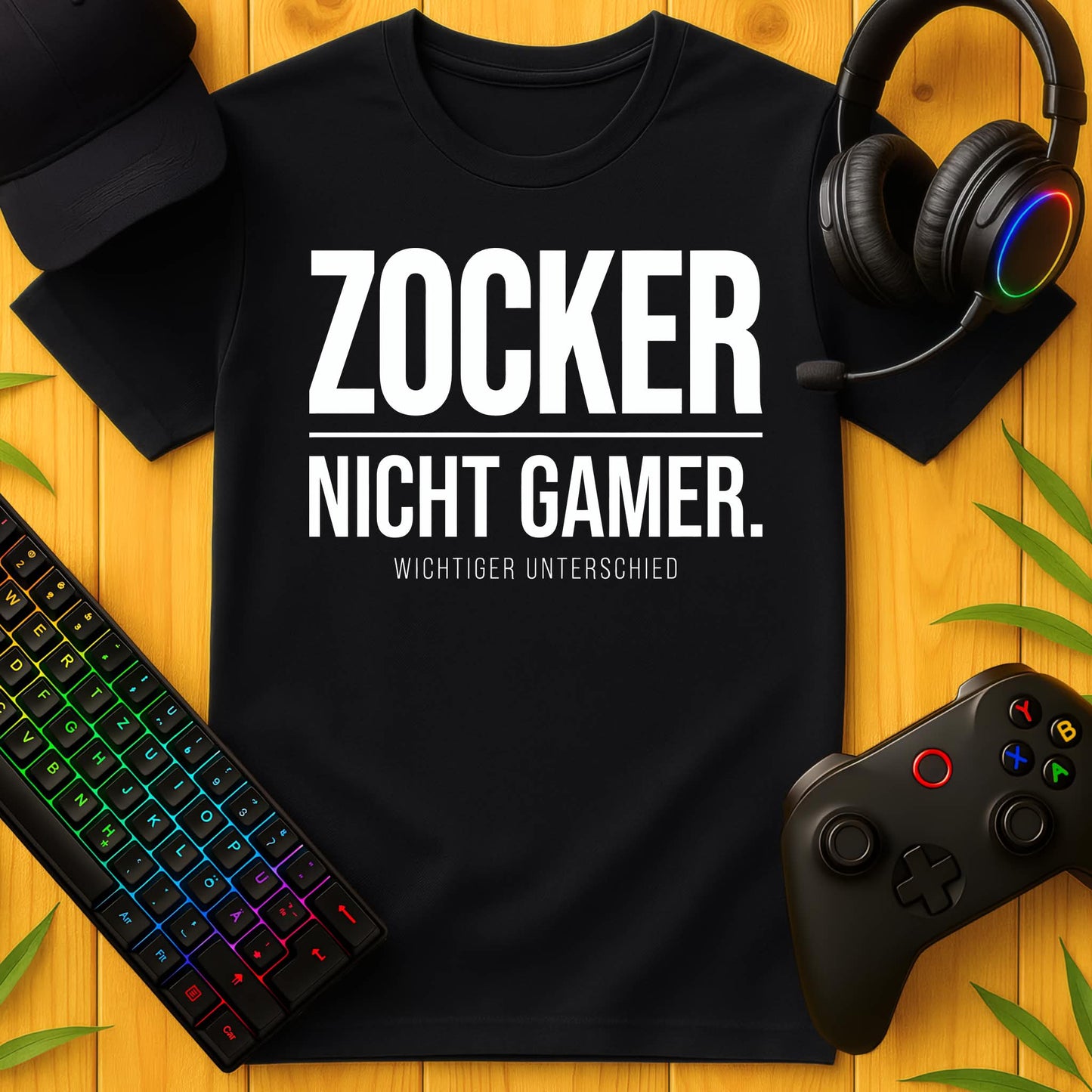 Zocker kein Gamer T-Shirt für Kids