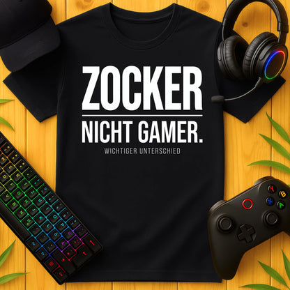 Zocker kein Gamer T-Shirt für Kids