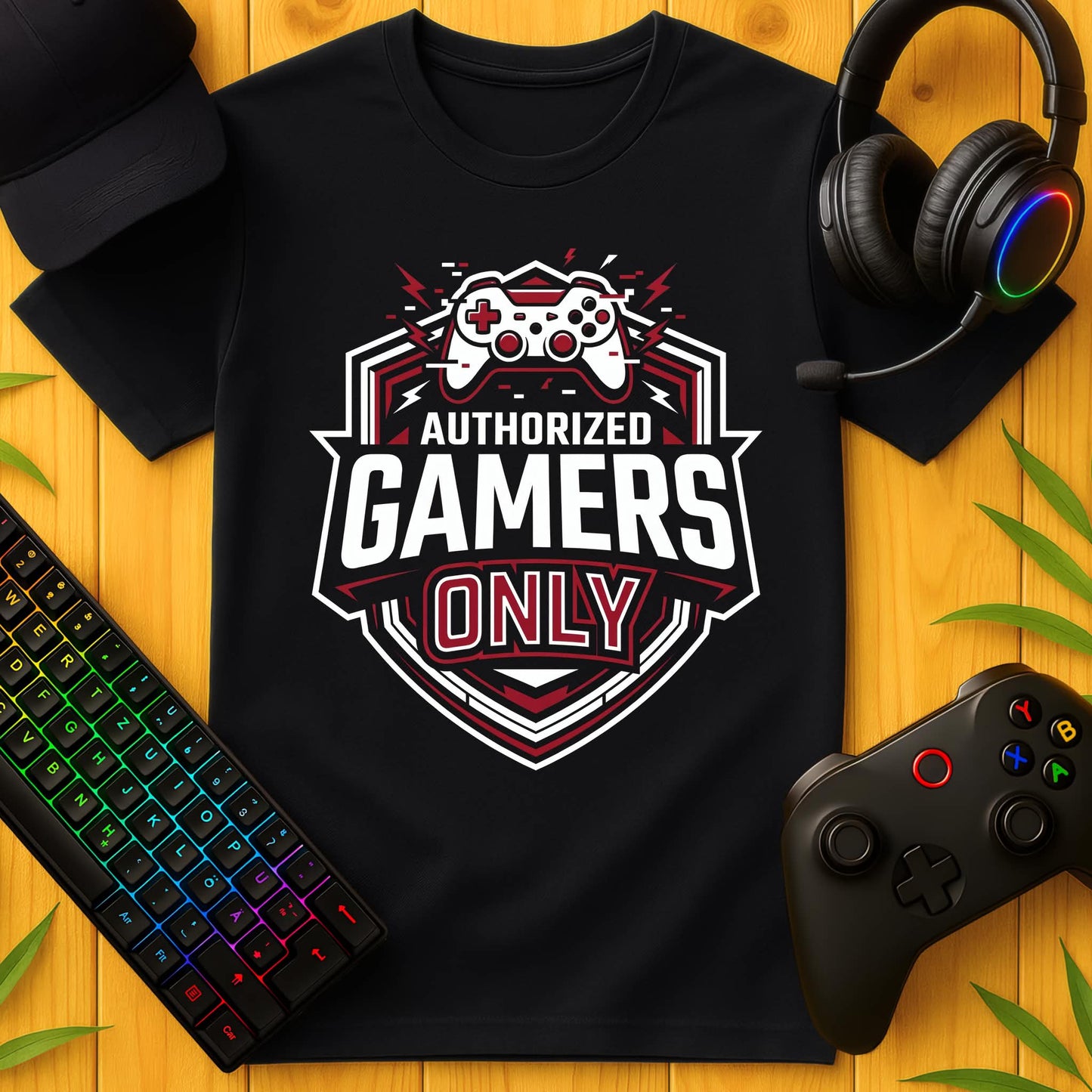 Authorized Gamers Only T-Shirt