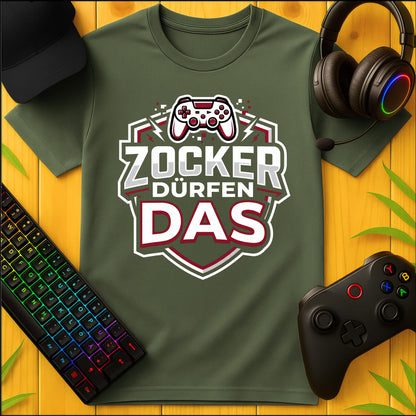 Zocker dürfen das Grafik T-Shirt