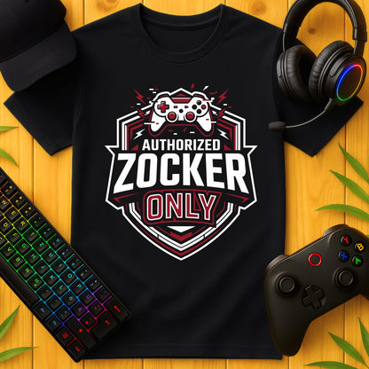 Authorized Zocker Only T-Shirt für Kids
