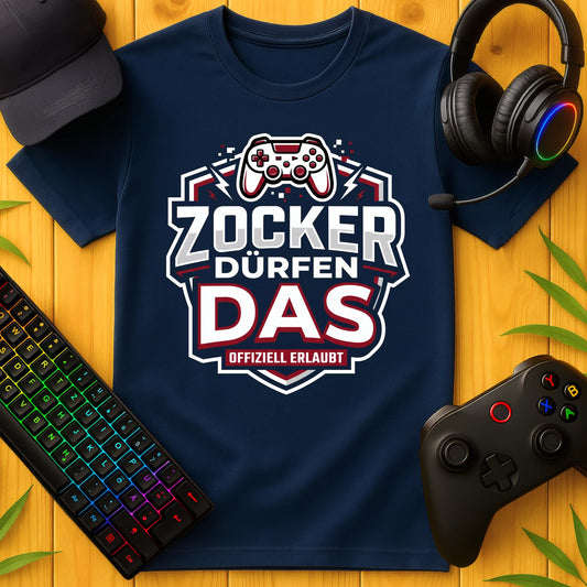 Zocker dürfen Offiziell T-Shirt für Kids