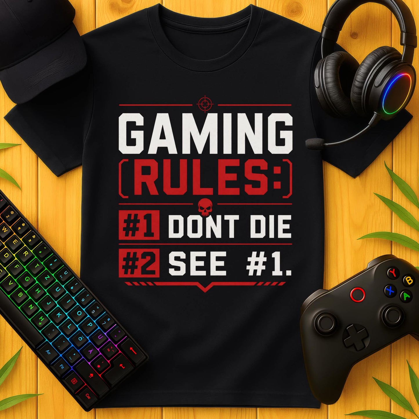 Gaming Rules T-Shirt für Kids