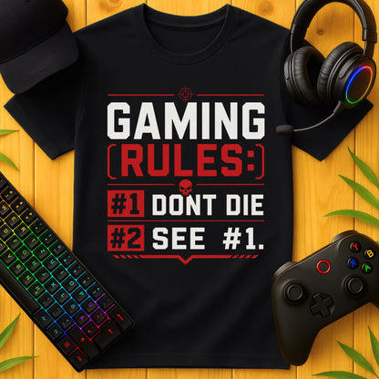 Gaming Rules T-Shirt für Kids