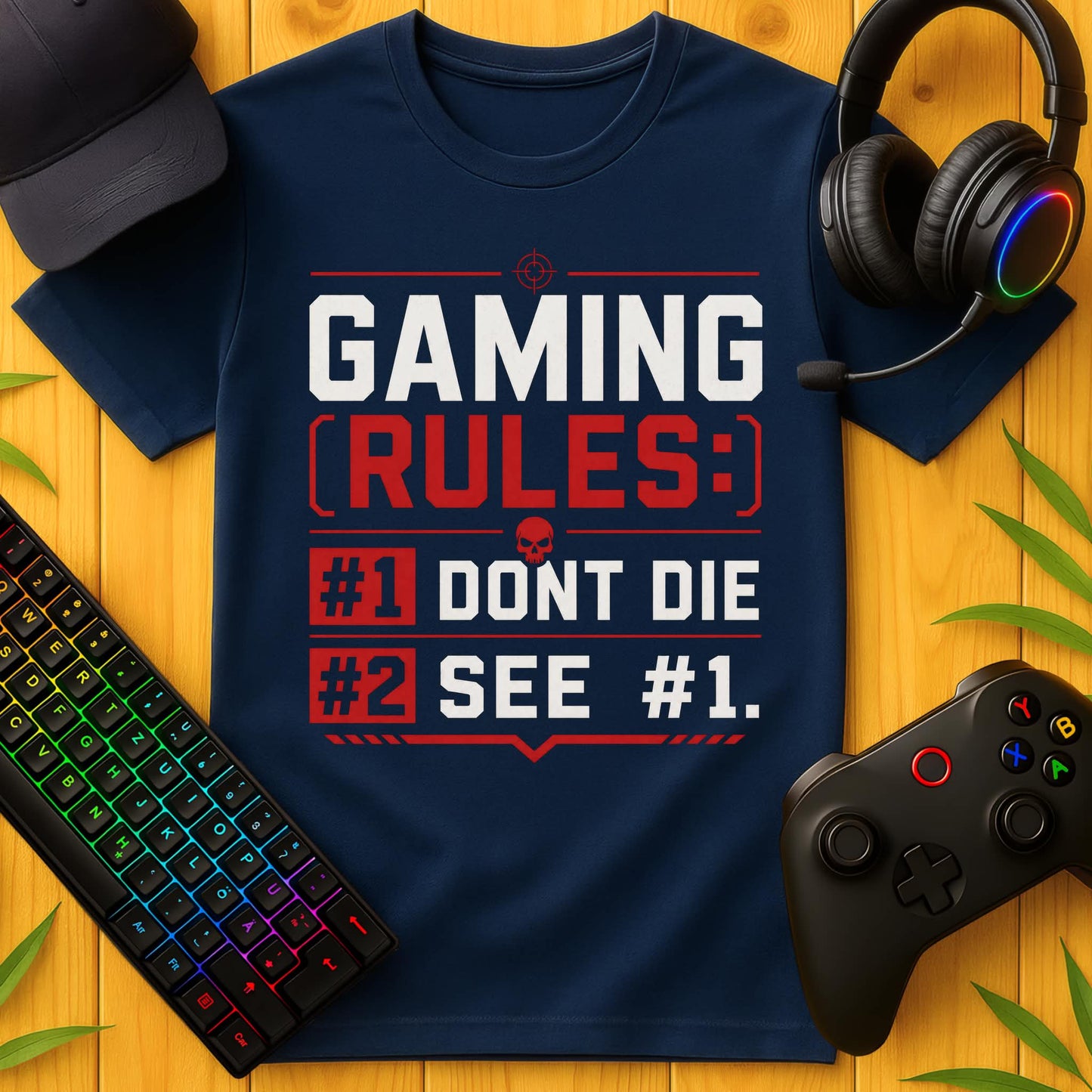 Gaming Rules T-Shirt für Kids