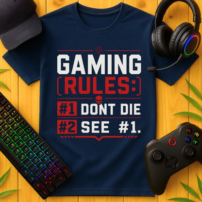 Gaming Rules T-Shirt für Kids