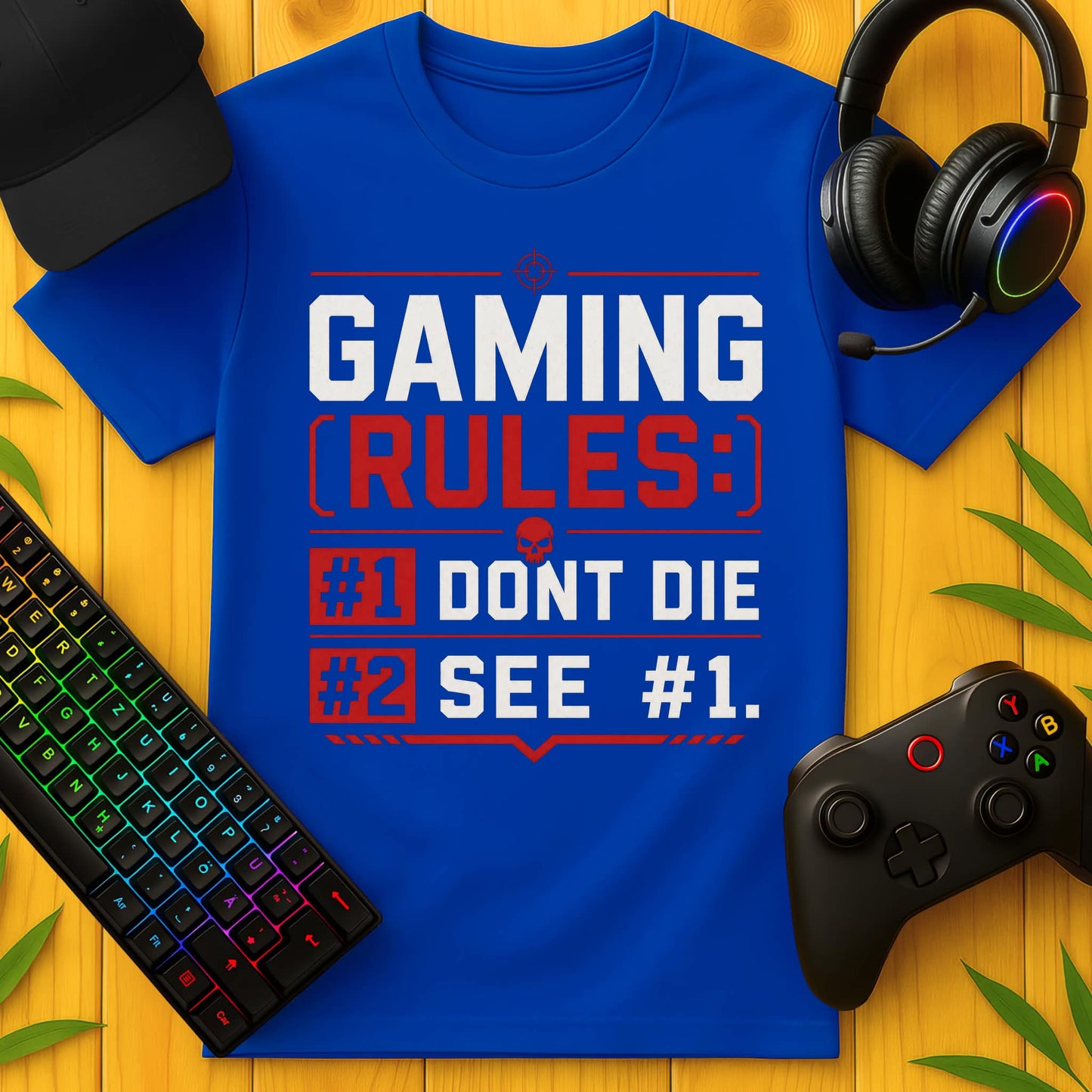 Gaming Rules T-Shirt für Kids