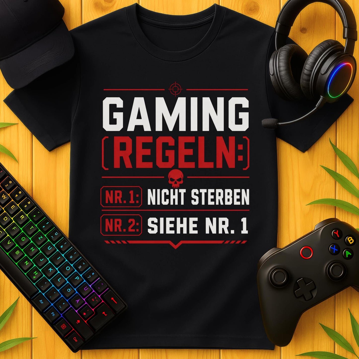 Gaming Regeln T-Shirt für Kids