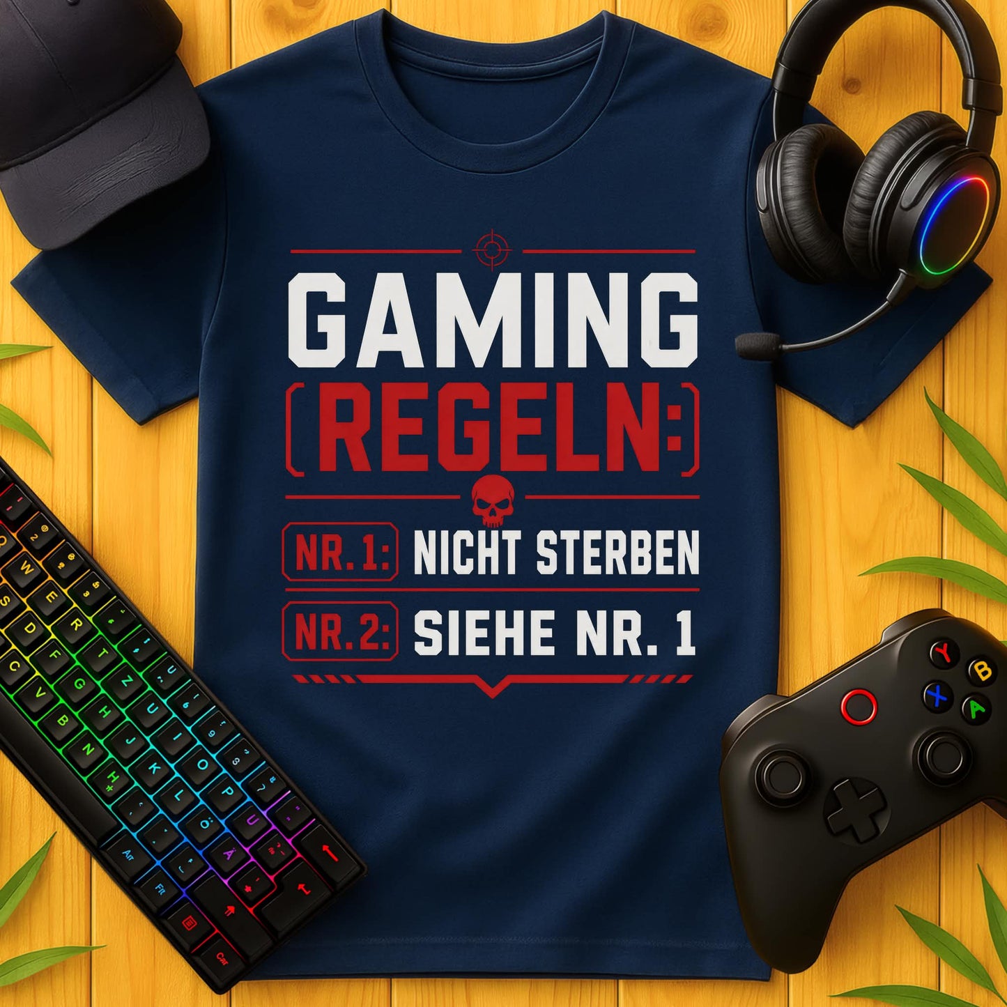 Gaming Regeln T-Shirt für Kids
