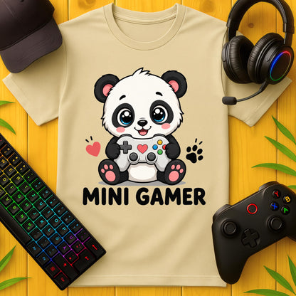 Mini Gamer Panda T-Shirt