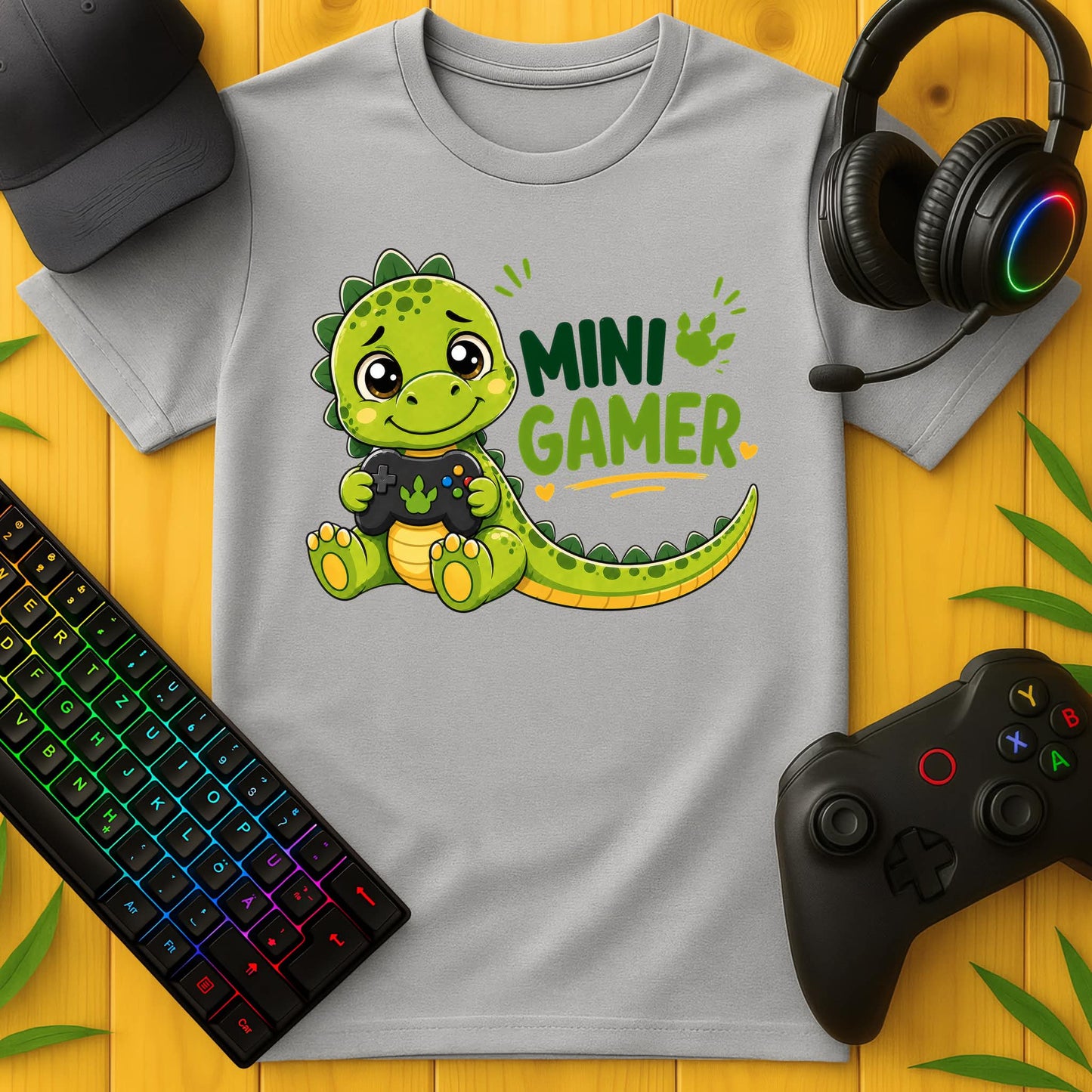 Mini Gamer Dino T-Shirt