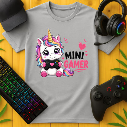 Mini Gamer Einhorn T-Shirt für Kids