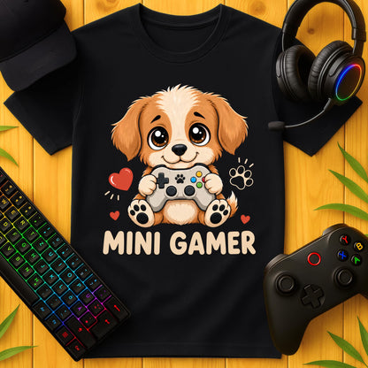 Mini Gamer Hund T-Shirt