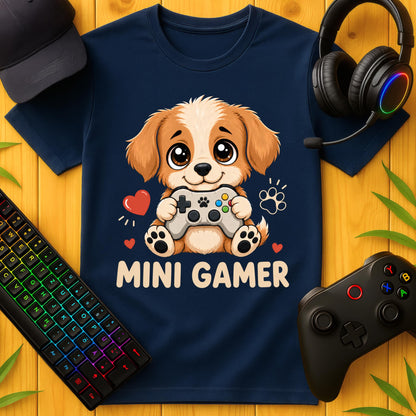 Mini Gamer Hund T-Shirt